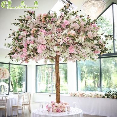 Τεχνητά Floral Δέντρα Γάμος Centerpieces Διακοσμήσεις